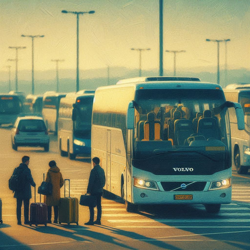 اتوبوس بین شهری(جاهای دیدنی تهران)
