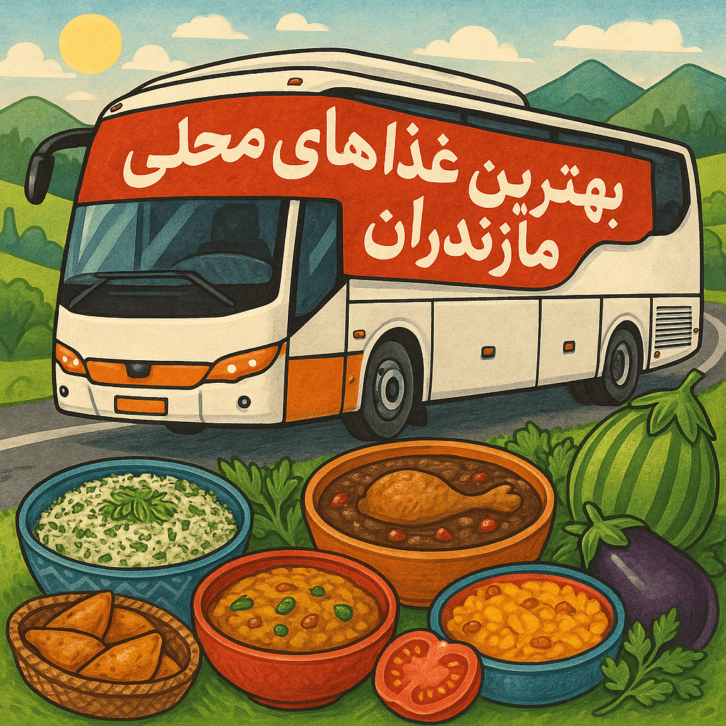 بهترین غذاهای محلی مازندران