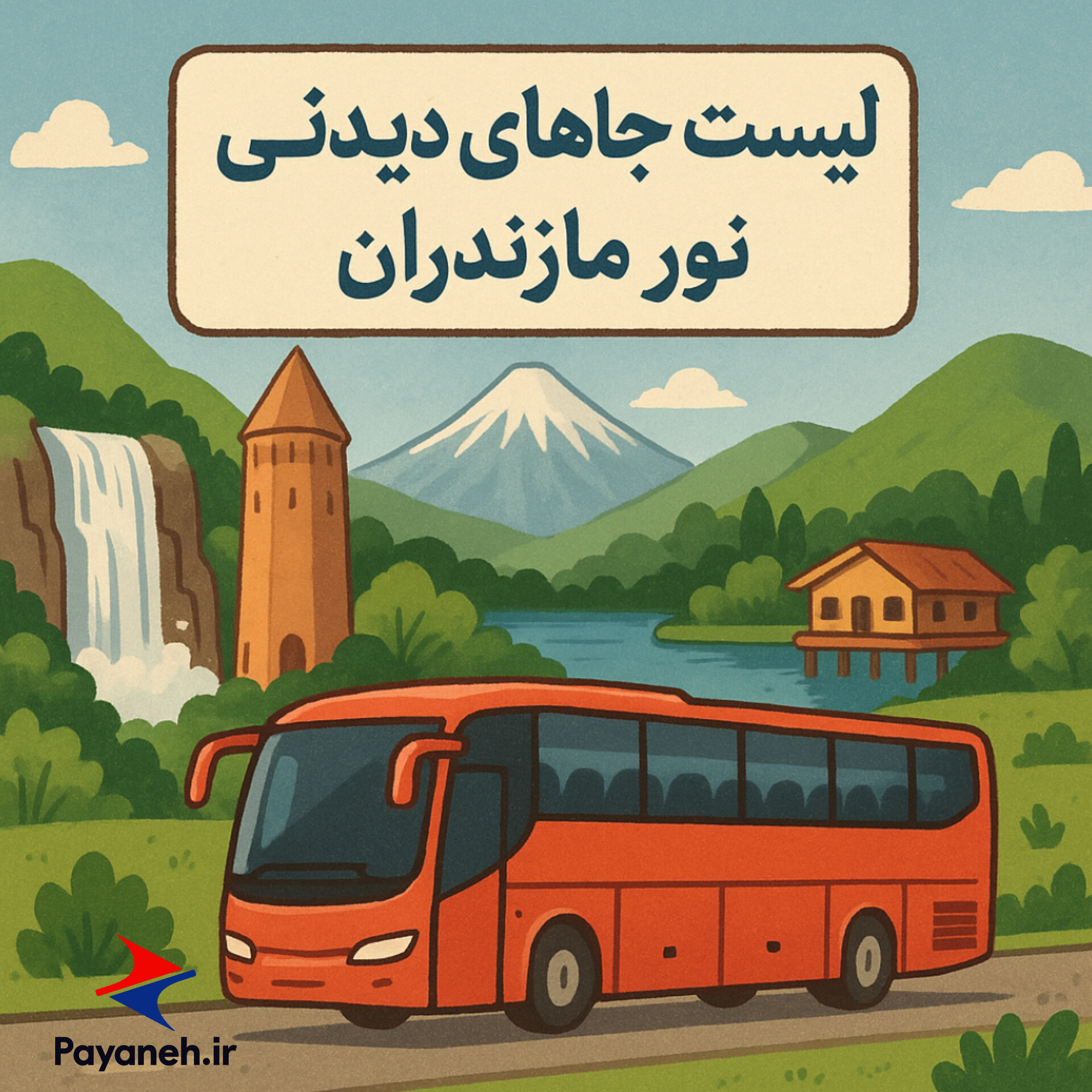 جاهای دیدنی نور مازندران